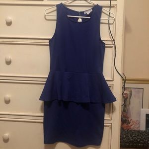 Cotton Peplum Dress